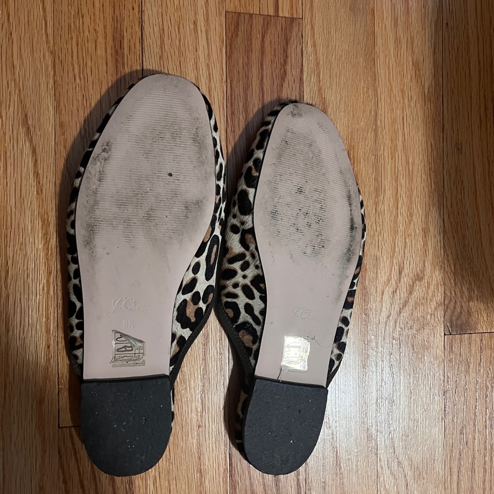 J. Crew Leopard Print Flats - Picture 2 of 2